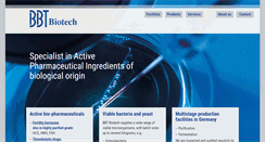 Desktop Screenshot of bbt-biotech.com